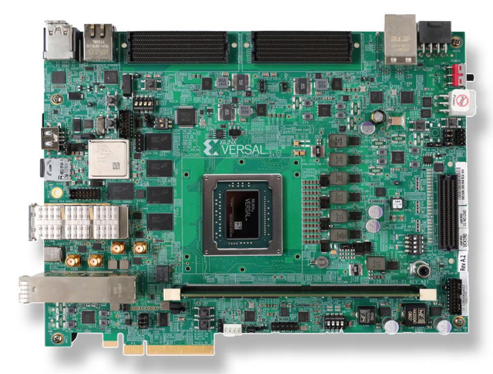 Xilinx Versal VCK190 evaluation board.